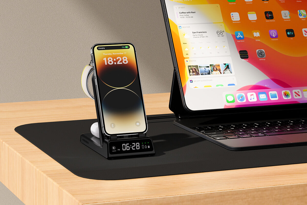 The swanscout 703A supports the latest iPhone 16 wireless charger requirements with fast, stable power delivery.