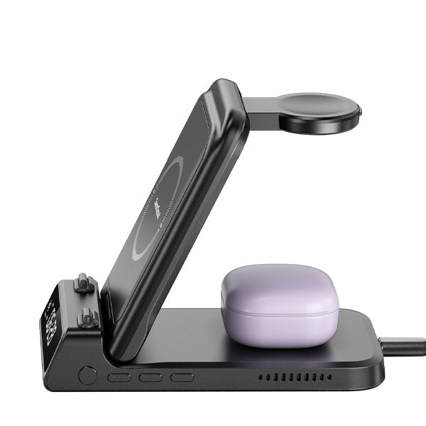 The SwanScout 703F is more than a Samsung charging station clock—it’s a refined centerpiece for your tech essentials.