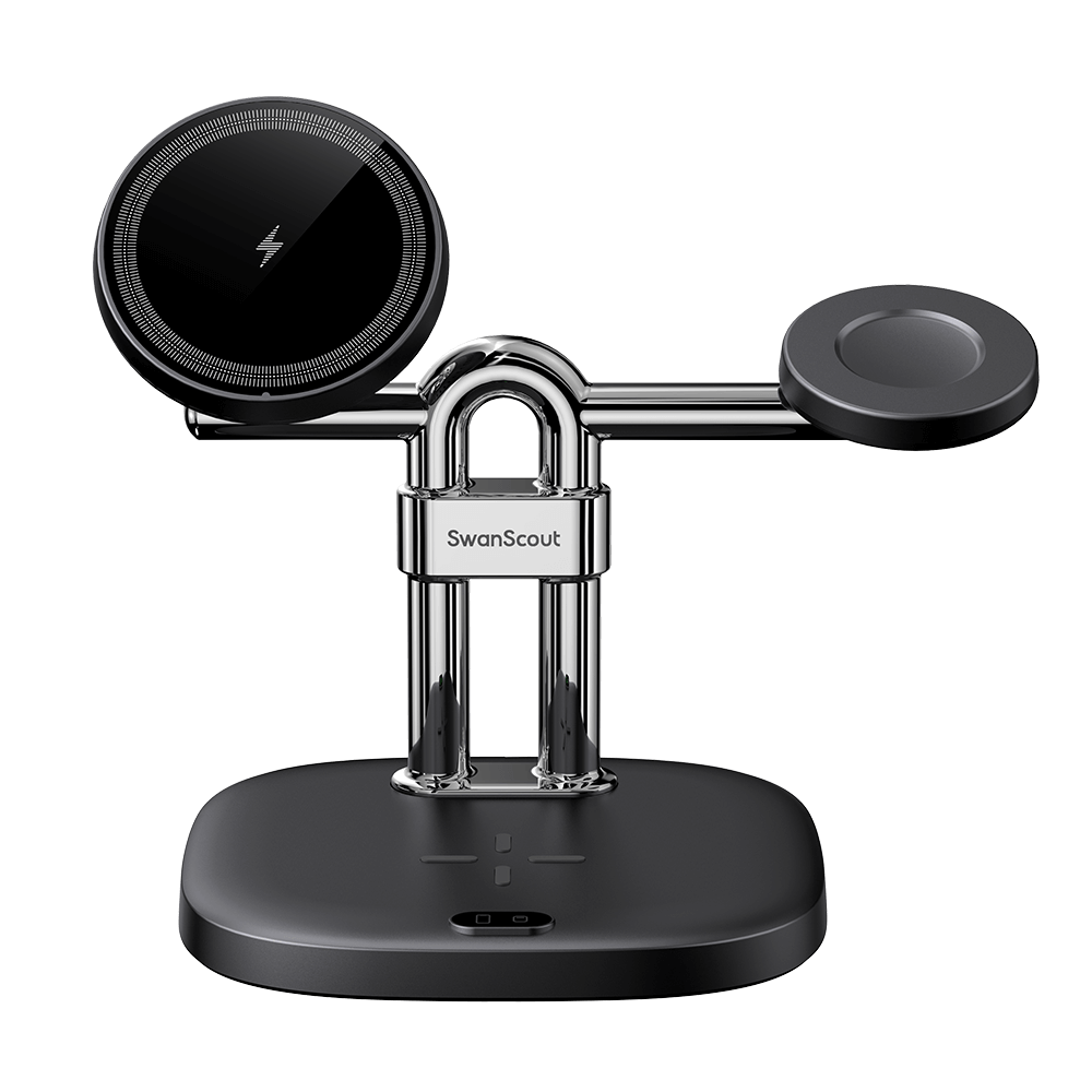 SwanScout 712SM - 三合一磁吸無線充電座(適用於三星)