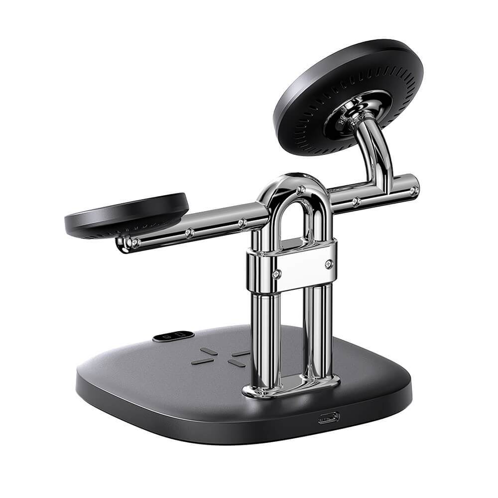 SwanScout 712SM – Estação de carregamento sem fio magnética 3 em 1 para Samsung