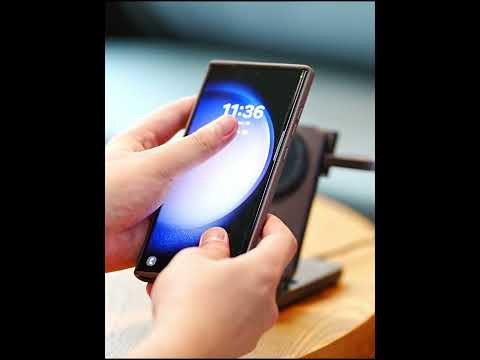 SwanScout 708SM 3-in-1 magnetic wireless charging station for Samsung Galaxy Phone, Galaxy Watch, and Buds.