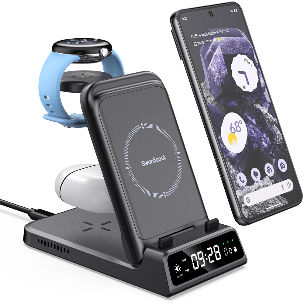The swanscout 703G is a dedicated Google Pixel charger designed for fast and reliable performance.