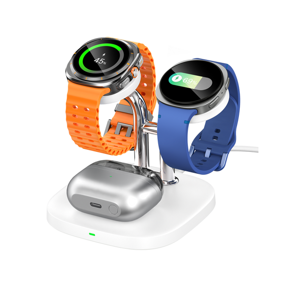 SwanScout 704S – Duální bezdrátová nabíječka pro hodinky Samsung