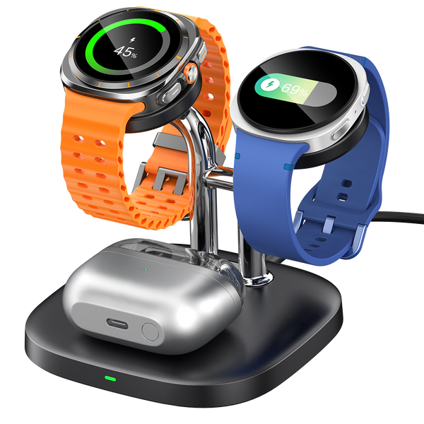 SwanScout 704S - Carregador Sem Fio Duplo para Samsung Watch