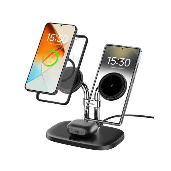 SwanScout 706SM - Încărcător magnetic dual pentru Samsung