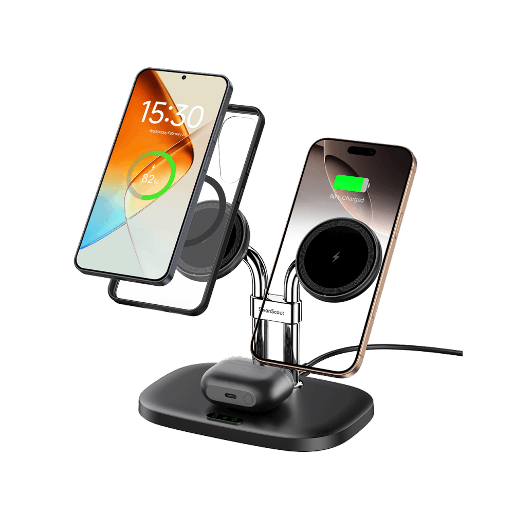SwanScout 706SM - Doppel-Magnet-Ladegerät für Samsung