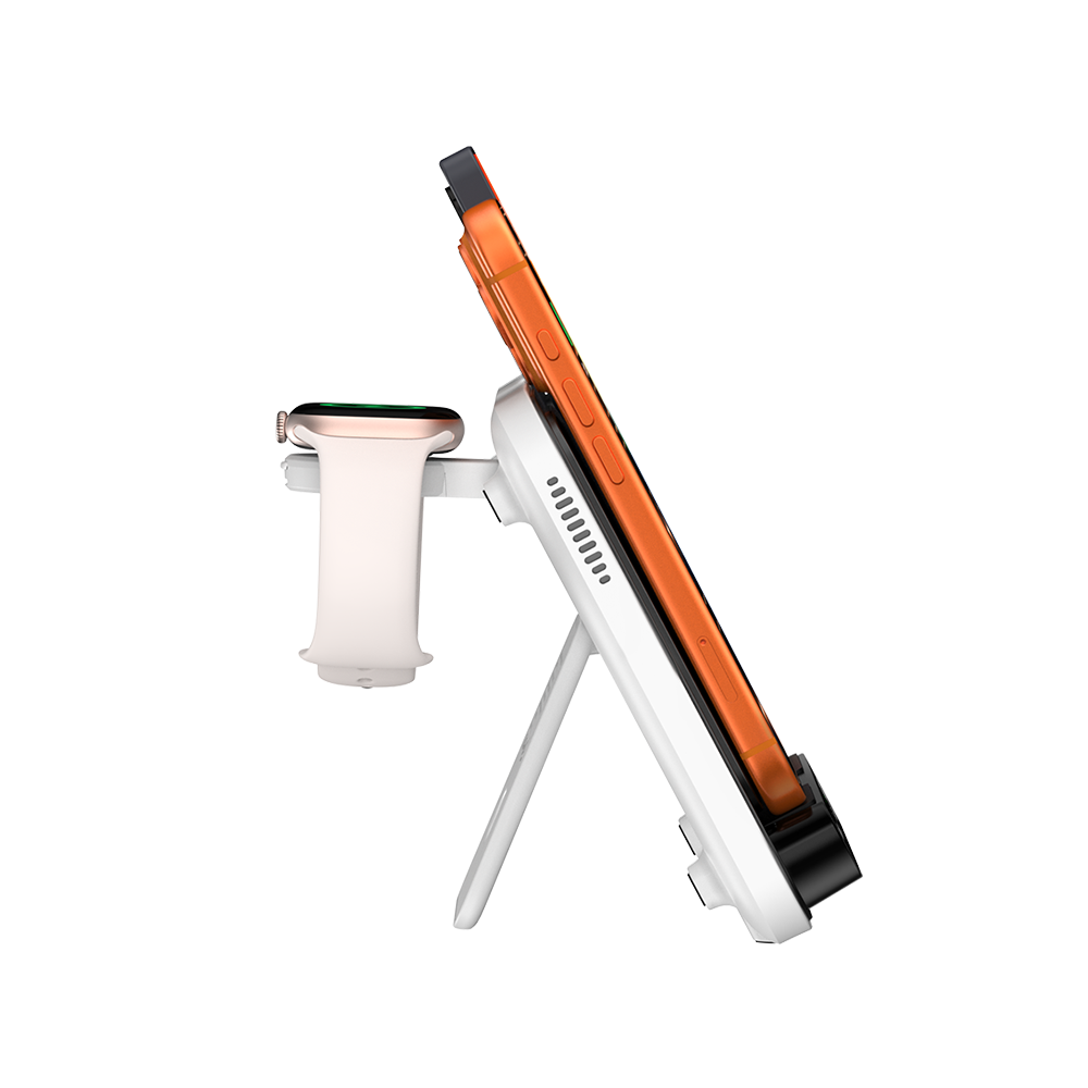 SwanScout 710A - شاحن لاسلكي لهاتفين وساعة واحدة من Apple