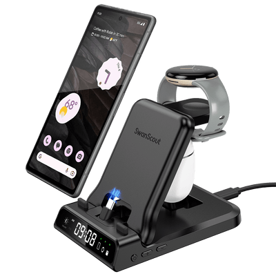 SwanScout 701G - 픽셀 워치 1용 유선 고속 충전기