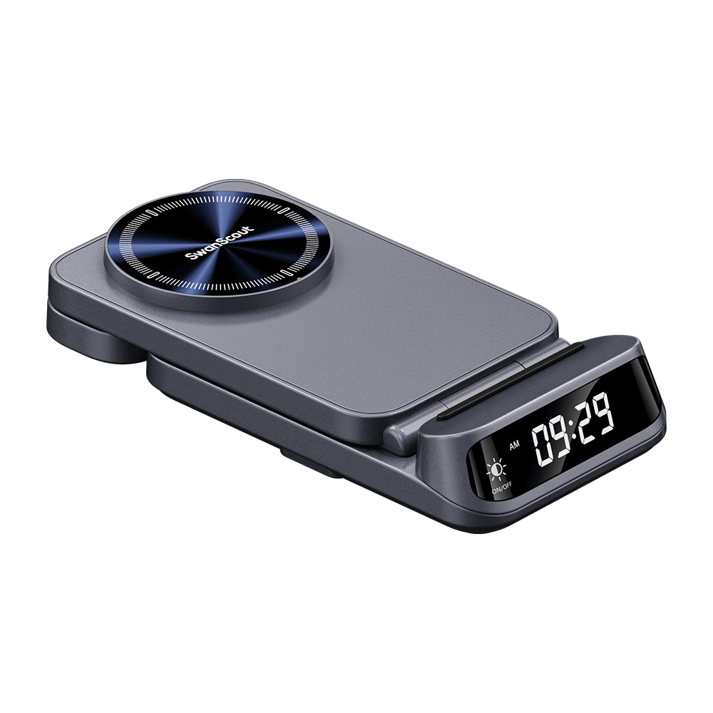 SwanScout 708SM in fully folded form for compact storage and travel ease