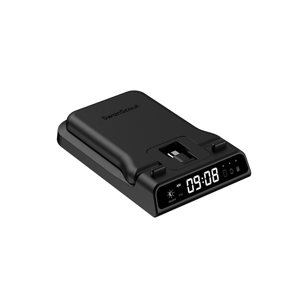A perfect travel companion: the SwanScout 701S easily folds into a compact size, making it the best portable wired fast charger for your Samsung devices on the go