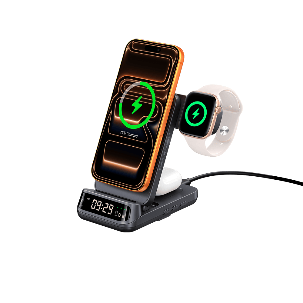 SwanScout 708M(25W) - شاحن لاسلكي مغناطيسي بقوة 25 واط لأجهزة آبل